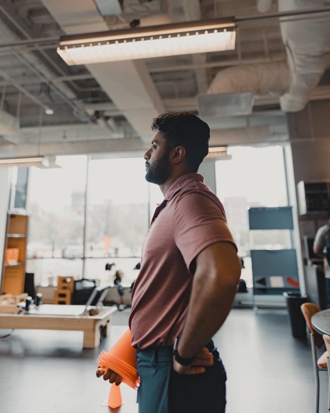 Albin Mutholam in the clinic
